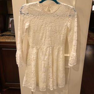 White Formal Girls Dress